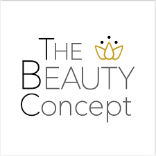 The Beauty Concept logo with gold crown icon and stylized text