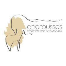 Anerousses architectural studio logo with minimalist chair illustration and text