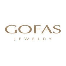 GOFAS Jewelry logo with elegant gold lettering and subtitle