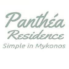 Panthea Residence logo with tagline 'Simple in Mykonos'