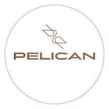Pelican logo with stylized bird icon and text