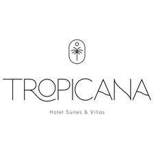Tropicana Hotel Suites and Villas logo with cross symbol
